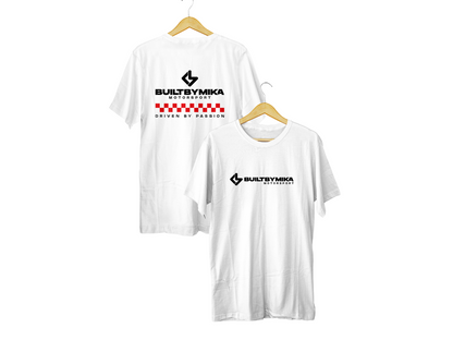T-shirt "Built by Mika - Driven by Passion"