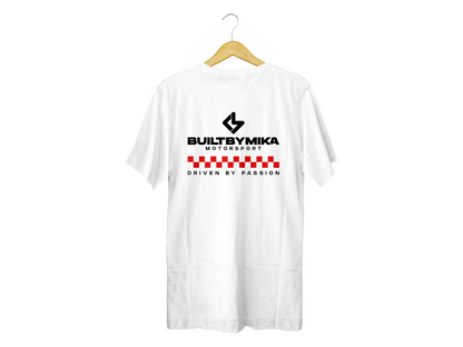 T-shirt "Built by Mika - Driven by Passion"